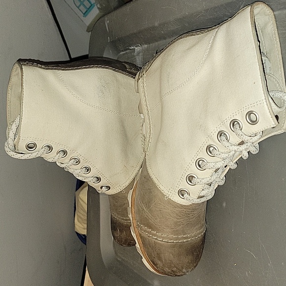 Sorel PDX 1964 Premium Hidden Wedge Boots Waterproof Brown Beige Women’s 8.5 - Picture 4 of 7